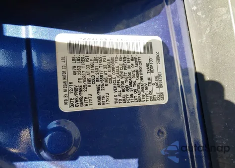 2017 Nissan Rogue S from USA, damaged, VIN JN8AT2MV1HW012877